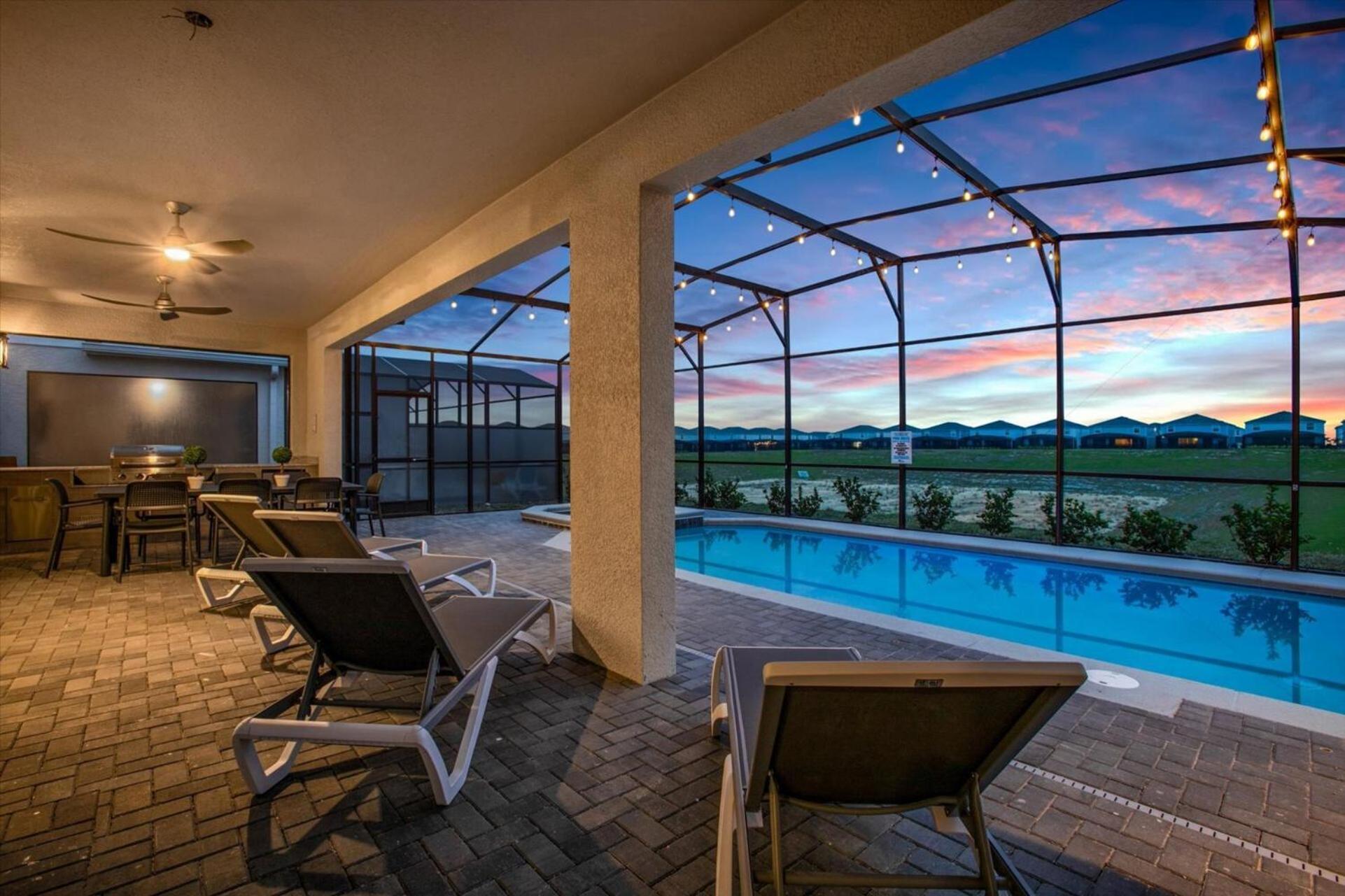 Orlando Villa 6463: Luxurious 10-Bedroom Retreat Davenport Exterior photo
